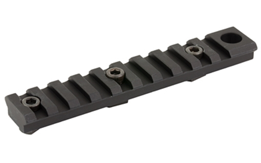 Picture of Arisaka Defense Rail Slider, Picatinny Rail M-Lok, 3 Slot, Fits M-LOK, Integrated QD Mount, Anodized Finish, Black RS-RAIL-3M