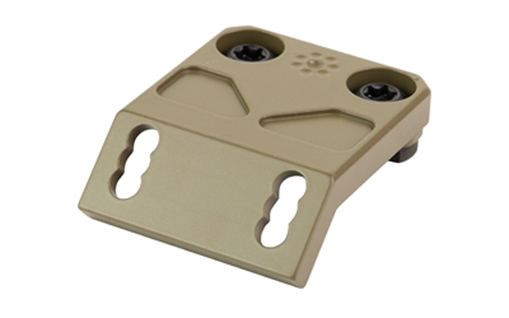 Picture of Arisaka Defense Offset Light Mount, For SureFire Scout Light Weapon Lights, Fits MLOK Sig Sauer MCX, Anodized Finish, Flat Dark Earth OSM-MCX-FDE