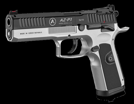Picture of Arma Zeka AZ-P1 Optics Pistol - Black / Silver AZP1-9-SL-17