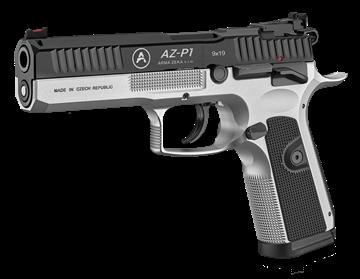 Picture of Arma Zeka AZ-P1 Optics Pistol - Black / Silver AZP1-9-SL-17