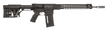 Picture of Armalite AR10 3-Gun, Semi-automatic, AR, 308 Winchester/762X51, 18" Stainless Steel Barrel, 1:10 Twist, Tunable Muzzle Brake, Anodized Finish, Black, Ergo Grip, Luth-AR MBA-1 Stock, 15" MLOK Handguard, 4lb Single-Stage Timney Trigger, 25 Rounds, 1 Magazine AR103GN18