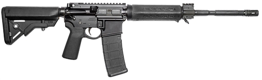 Picture of ArmaLite M-15 Semi-Automatic 223 Rem/5.56NATO 16" 30+1 6 Position Collapsible B5 Sopmod Black Synthetic Black Hardcoat Anodized Receiver BAT15