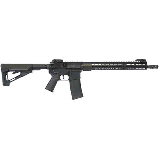 Picture of Armalite M15 Tactical, Semi-automatic Rifle, AR, 223 Remington/556NATO, 16" Barrel, 1:7 Twist, Matte Finish, Black, Magpul STR Stock, Magpul Backup Flip Sight, 15" MLOK Handguard, Raptor Charging Handle, 30 Rounds, 1 Magazine M15TAC16
