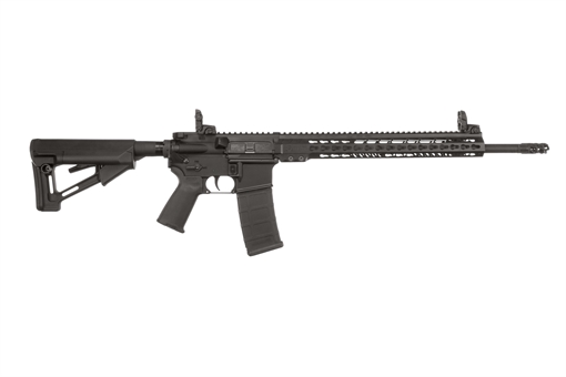 Picture of ArmaLite M-15 Tactical 223 Wylde 30+1 18" Barrel, Black Hard Coat Anodized Receiver, Adjustable Magpul STR Collapsible Stock, Magpul MBUS Front & Rear Sights, Flash Hider, Optics Ready M15TAC18
