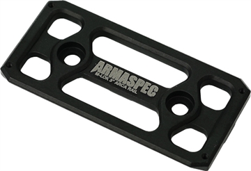Picture of Armaspec Arca Rail, Fits M-LOK, 3", Anodized Finish, Black ARM621-3