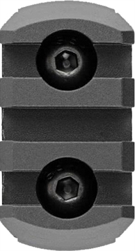 Picture of ARMASPEC PICATINNY RAIL COVERS M-LOC 3 SLOT BLACK ARM6113 ARM611-3