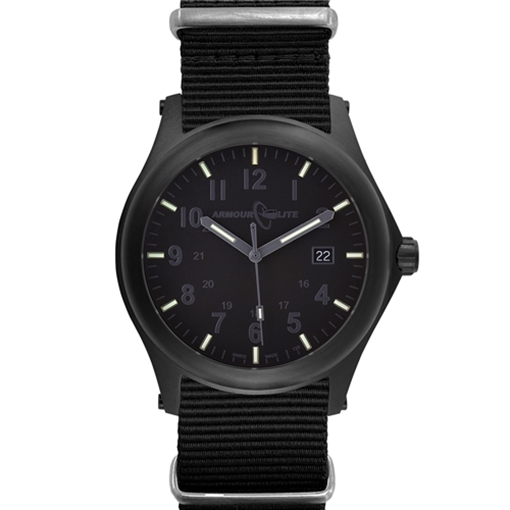 Picture of ArmourLite ArmourLite Stealth Black Swiss Tritium Illuminated Watch AL145