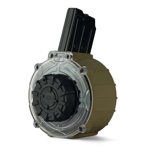 Picture of Armsco Shotgun Drum Magazine 20/rd FDE with Black Parts BRDMFDE01