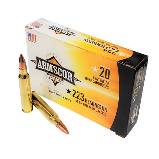 Picture of Armscor .223 Rem. Rifle Ammo - 55 Grain | Full Metal Jacket | 1000rd Case (50 Boxes) FAC223-1N