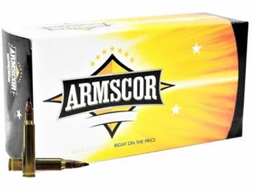 Picture of Armscor .223 Rem. Rifle Ammo - 55 Grain | Full Metal Jacket | Philippines Mfg. | 20rd Box 50162