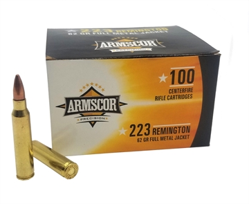 Picture of Armscor .223 Rem. Rifle Ammo - 62 Grain | Full Metal Jacket | Philippines Mfg. | 100rd Box 50448