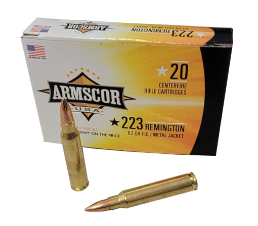 Picture of Armscor .223 Rem. Rifle Ammo - 62 Grain | Full Metal Jacket | 1000rd Case (50 Boxes) FAC223-8N