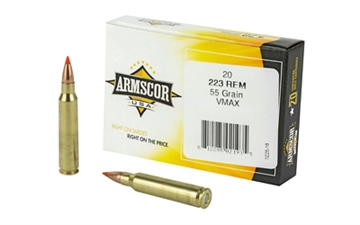 Picture of Armscor Armscor Target Rifle Ammo 223 Rem. 55 gr. VMAX 20 rd. FAC223-5N AC2235N