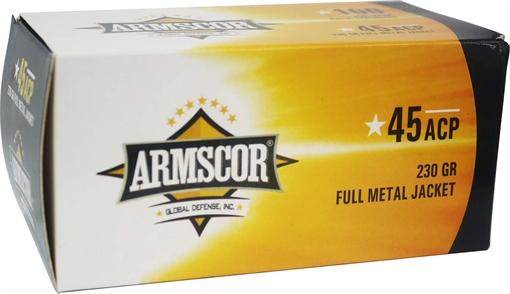 Picture of ARMSCOR 45ACP 230GR FMJ VALUE PACK 50443 480601550443