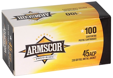 Picture of Armscor Precision Value Pack 45ACP 230gr Full Metal Jacket 100 Per Box/12 Case 50443