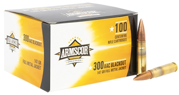 Picture of Armscor Precision Value Pack 300Blackout 147gr Full Metal Jacket 100 Per Box/12 Case 50446