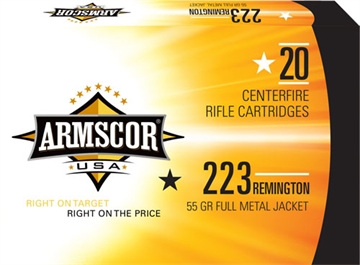 Picture of Armscor USA 223Rem 55gr Full Metal Jacket 20 Per Box/50 Case FAC2231N