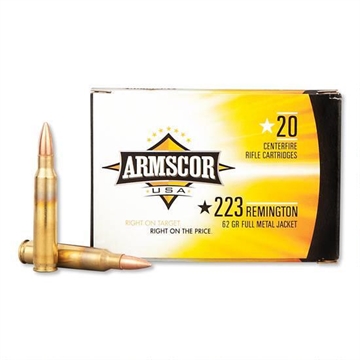 Picture of Armscor USA 223Rem 62gr Full Metal Jacket 20 Per Box/50 Case FAC2238N