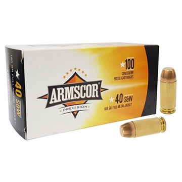 Picture of ARMSCOR AMMUNITION AMMO 40SW 180GR FMJ 100/12 VALUE PACK 50316