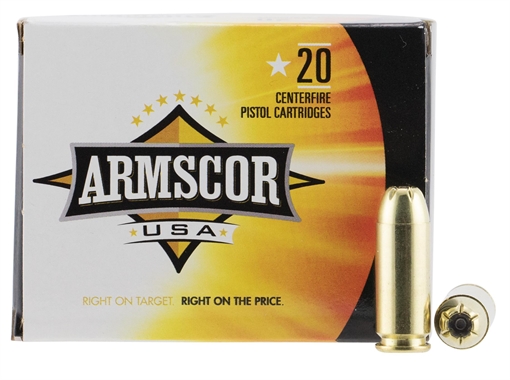 Picture of Armscor USA 10mmAuto 180gr Jacketed Hollow Point 20 Per Box/25 Case FAC103N