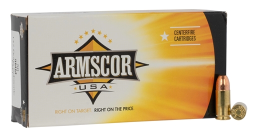 Picture of Armscor FAC95 USA 9mmLuger 147gr Full Metal Jacket 50 Per Box/20 Case FAC95 FAC9-5