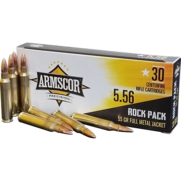 Picture of Armscor Armscor Range Rock Pack Rifle Ammo 5.56 55 gr. FMJ 30 rd. 50113