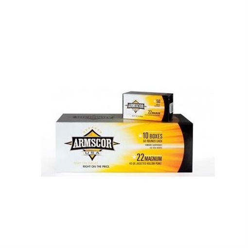 Picture of Armscor Usa ARMSCOR US AMMO 22 MAG 40GR JHP 50RDS FAC22M-1N