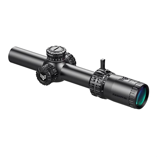 Picture of Swampfox Optics ARH11024M Arrowhead Black 1-10x24mm 30mm Tube Guerrilla Dot MOA Red Reticle ARH11024M ARH11024-M