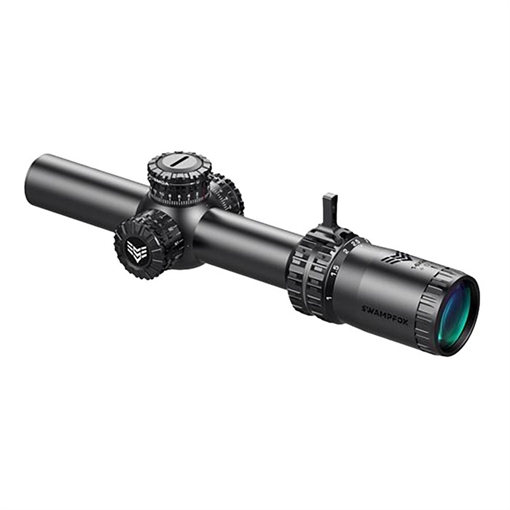 Picture of Swampfox Optics ARH11024RL Arrowhead Black 1-10x24mm 30mm Tube Guerrilla Dot MIL Red Reticle ARH11024RL ARH11024-RL
