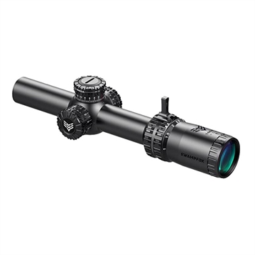 Picture of Swampfox Optics  Arrowhead Black 1-10x24mm 30mm Tube Guerrilla Dot MIL Red Reticle  ARH11024-RL