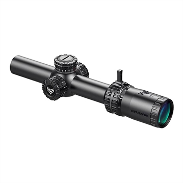 Picture of Swampfox Optics ARROWHEAD LPVO 1-8X24MM SFP ILL GUERRILLA DOT MOA-RED BLACK ARH18241-M