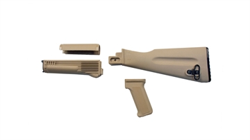 Picture of Arsenal 4 Piece NATO Length Desert Sand Stock Set AKDSL