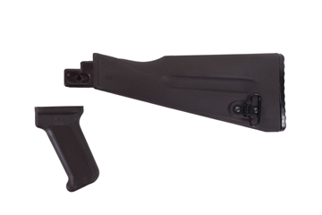 Picture of Arsenal AK47 / AK74 Warsaw Length Plum Buttstock and Pistol Grip Set for Stamped Receivers AK-008USPW