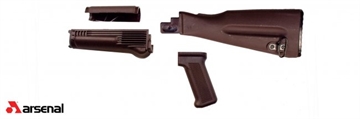 Picture of ARSENAL AKBSL 4 PIECE STOCK SET FOR STAMPED AK47/74 VARIANTS PLUM PLOYMER FURNTURE AKPSL