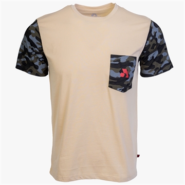 Picture of Arsenal Beige / Camo Cotton Expedition T-Shirt ARS-T7-BGCM