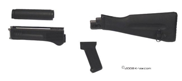 Picture of Arsenal Black NATO Length Furniture Set for Stamped Receivers AKBSL-2