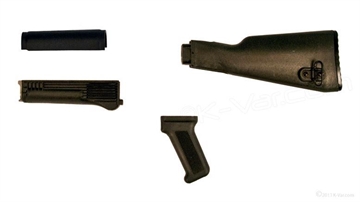 Picture of Arsenal Black Polymer Warsaw Pact Length Furniture Set AKBMW