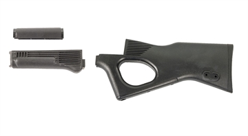 Picture of Arsenal Black Thumbhole Buttstock & Handguard Set w/Heat Shield Stamped Receiver AK-406B