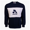 Picture of Arsenal Blue / Grey Cotton-Poly Standard Fit Logo Pullover Sweater ARS-S2-BLGR