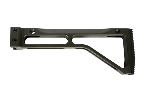 Picture of Arsenal CNC Machined Aluminum Tactical Buttstock Assembly 1913 Picatinny Attachment OD Green AK-228G