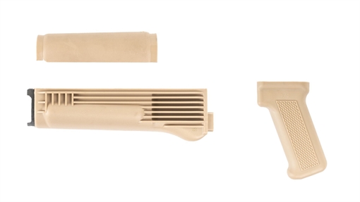 Picture of Arsenal Desert Sand Polymer Handguard and Pistol Grip Set for Stamped Receiver AK-403DUS