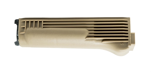 Picture of Arsenal Desert Tan Polymer Lower Handguard with Stainless Steel Heatshield for Stamped Receivers AK-022DT