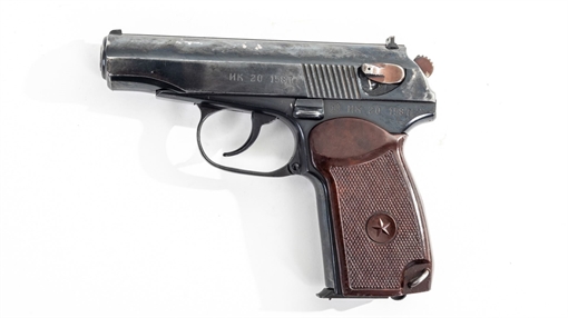 Picture of Arsenal EK201587 9x18mm Makarov 8 Round Bulgarian Pistol 1980 MK-101-BO