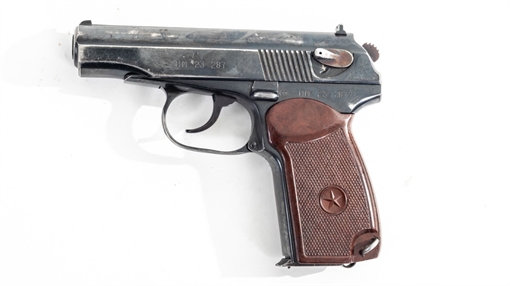 Picture of Arsenal EM23287 9x18mm Makarov 8 Round Bulgarian Pistol 1983 MK-101-BR