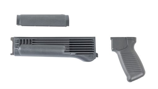 Picture of Arsenal Gray Polymer Handguard and SAW Style Pistol Grip Set for Milled Receiver AK-402GYUSM