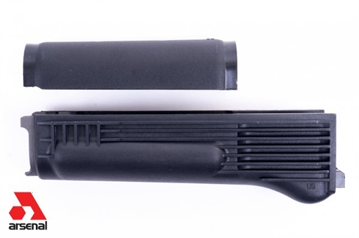Picture of ARSENAL HANDGUARD SET BLK POLY WITH STAINLESS STEEL HEAT SHEILD FOR MILLED RECEIVER US MADE AK-404BUSM