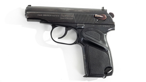 Picture of Arsenal IN370586 9x18mm Makarov 8 Round Bulgarian Pistol 1997 MK-101-AY
