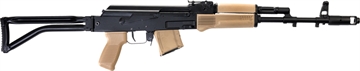 Picture of Arsenal SAM7SF 84E 7.62x39mm 16.33" 10+1, Black Rec, Folding Stock, FDE Polymer Grip/Handguard, Muzzle Brake, Ambi Safety, Adj. Sights, Enhanced FCG SAM7SF-84EFDEM