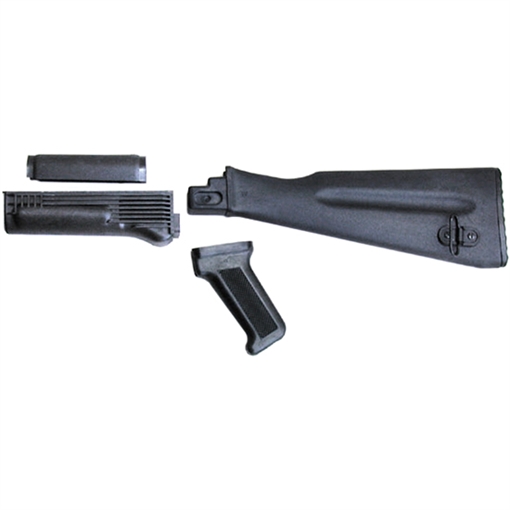Picture of Arsenal 4 Piece NATO Length Black Polymer Stock Set AKBSL
