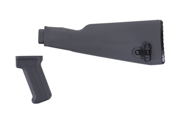 Picture of Arsenal Intermediate Length Gray AK47 Buttstock and Pistol Grip Set for Milled Receivers AK-008GYML